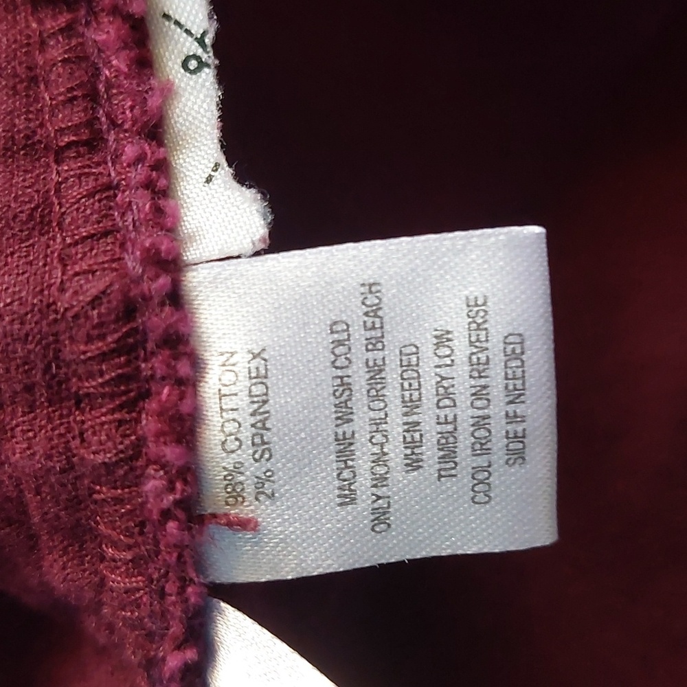 LOFT‎  Women's Burgundy Jacket  Size 8 - Picture 10 of 10